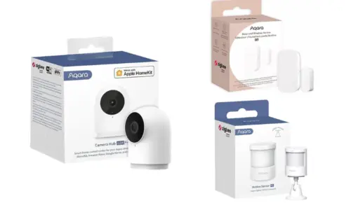 Kit Hub G2H pro, sensor de movimiento y sensor puerta/ventana AQARA